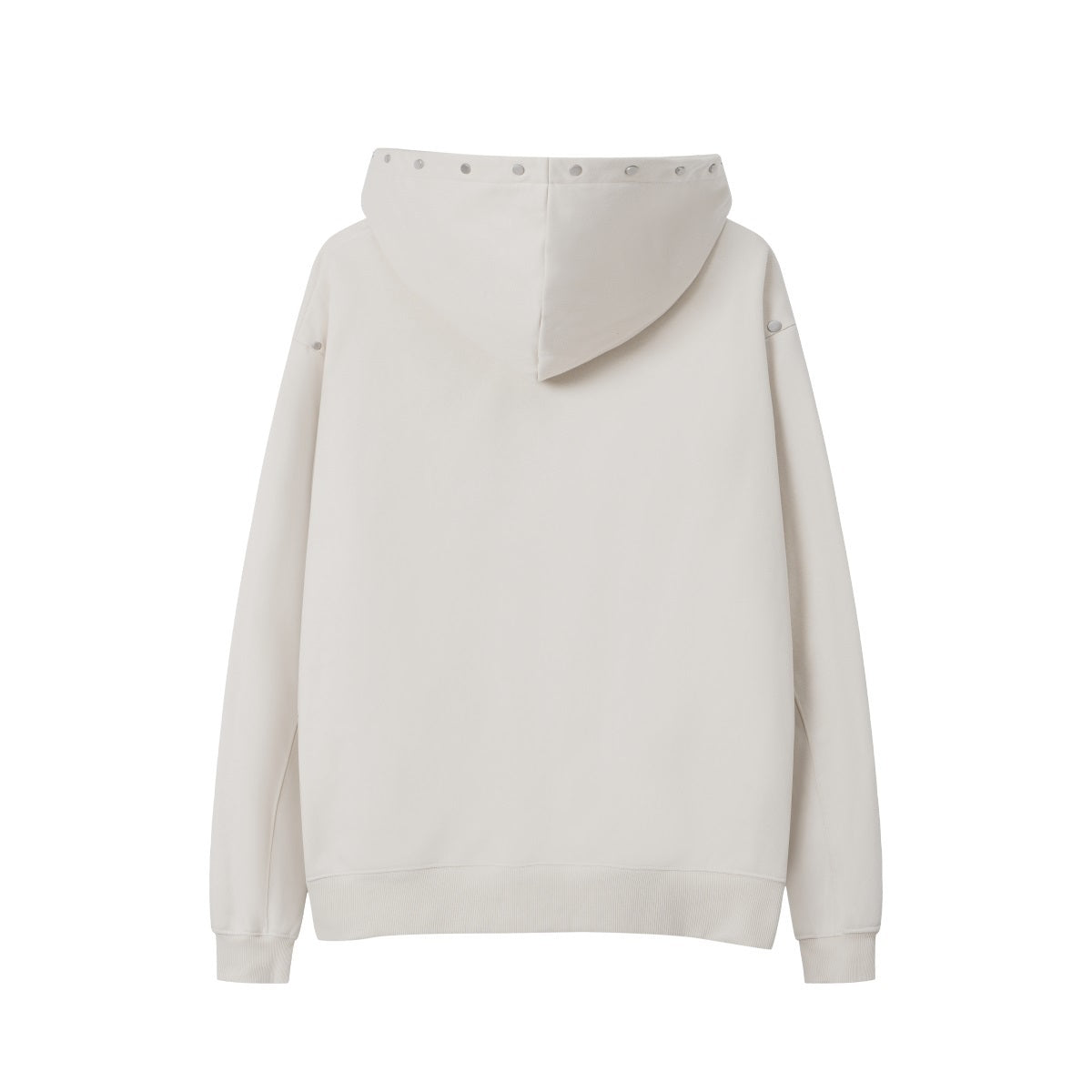 Unisex Streetwear Hip-Hop Letter Graphic Hoodie with Studs