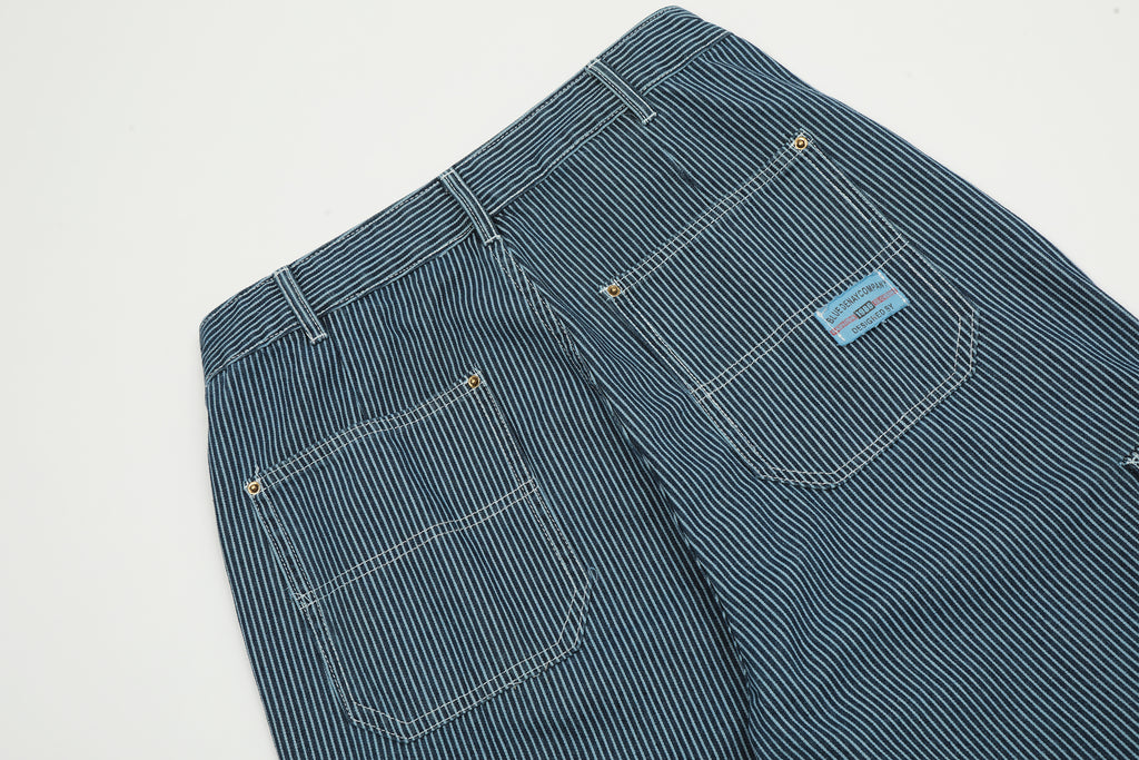 Unisex Striped Denim Jeans