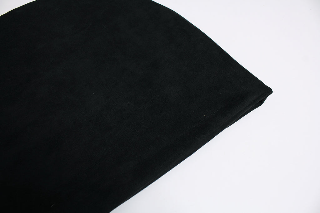 Unisex Suede Patchwork Hoodie