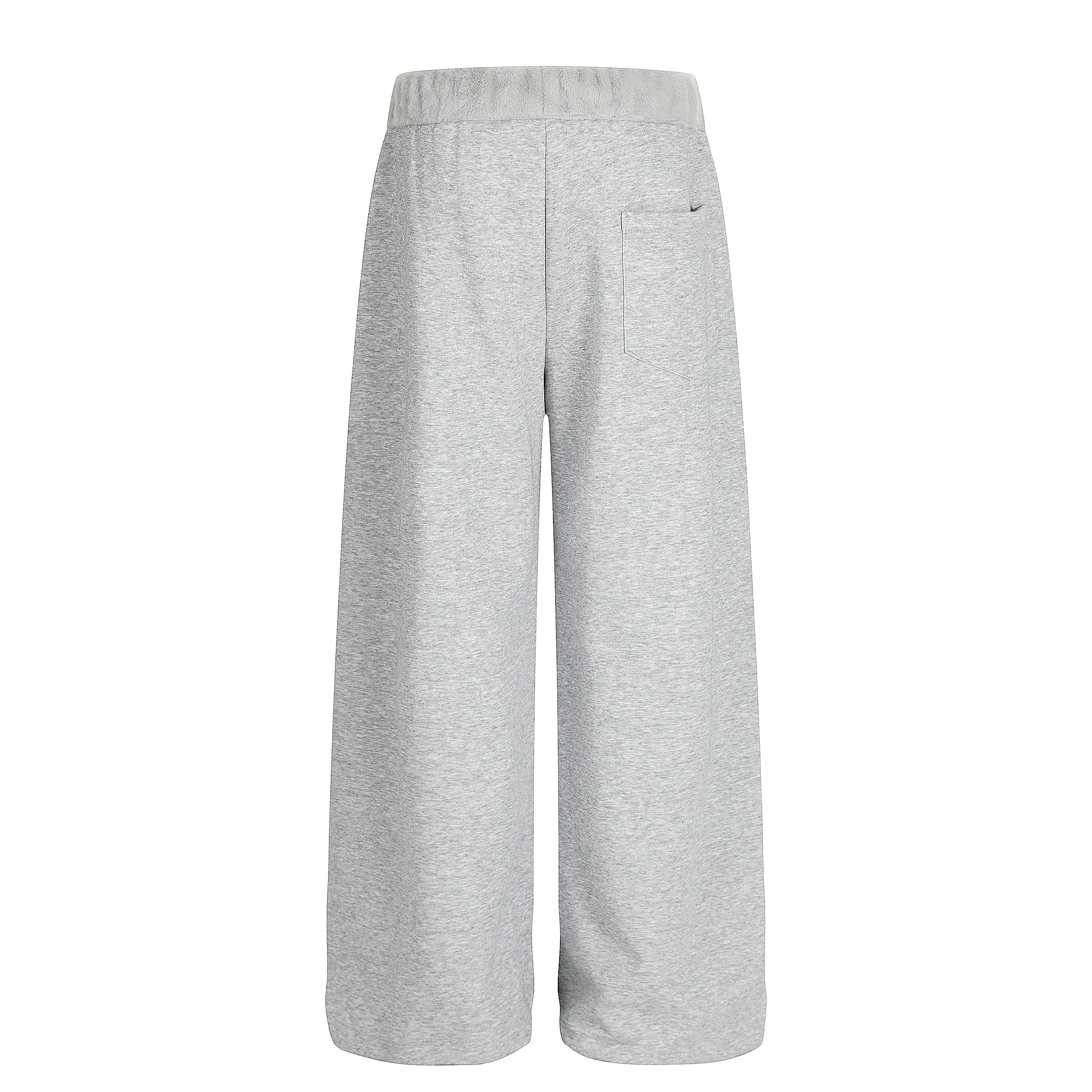 DONOTLOGO Urban Streetwear Collection | Unisex Relaxed Silhouette Sweatpants | Bold Faux Fur Motif & Soft Cotton Knit Fabric