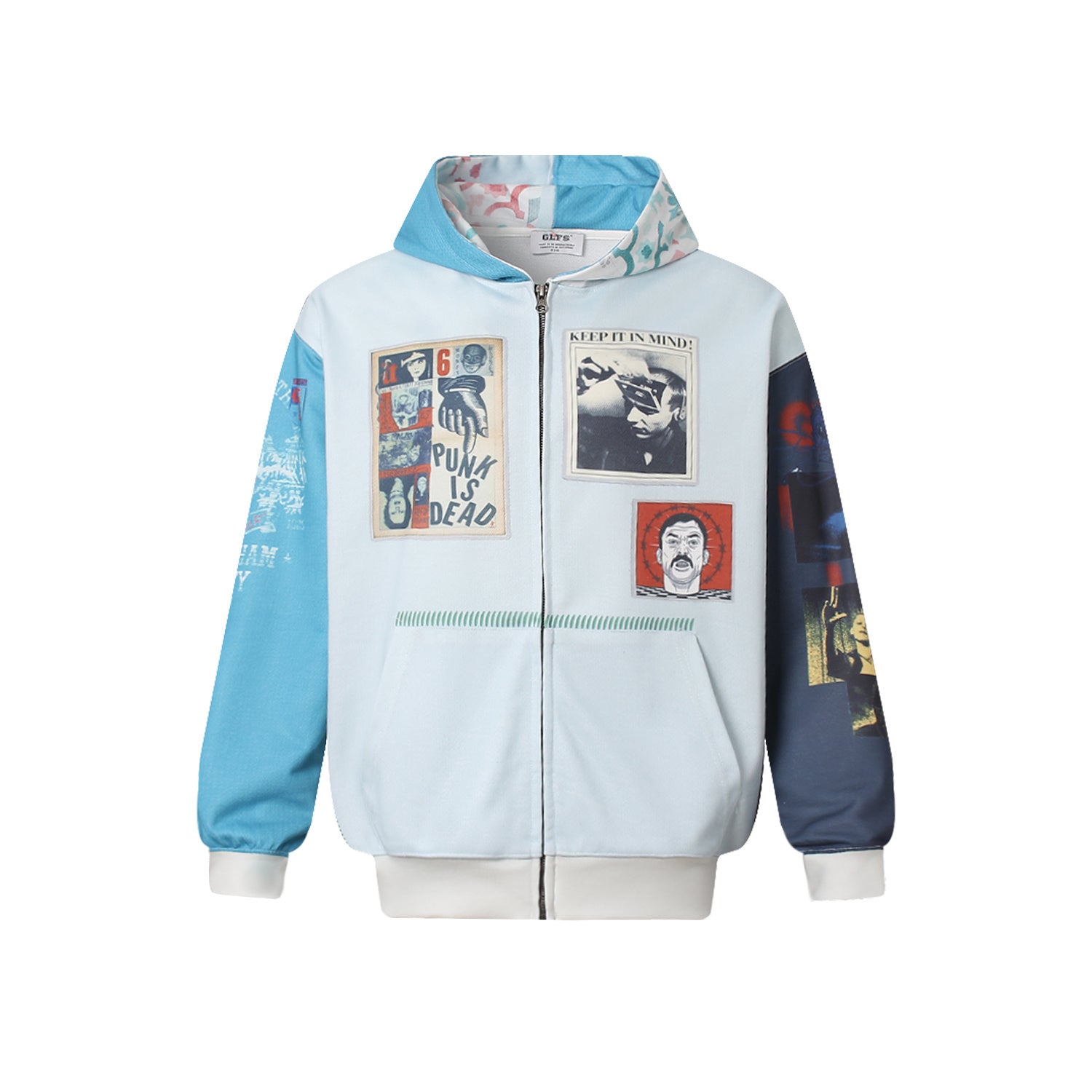 Unisex Vintage Zip-Up Hoodie