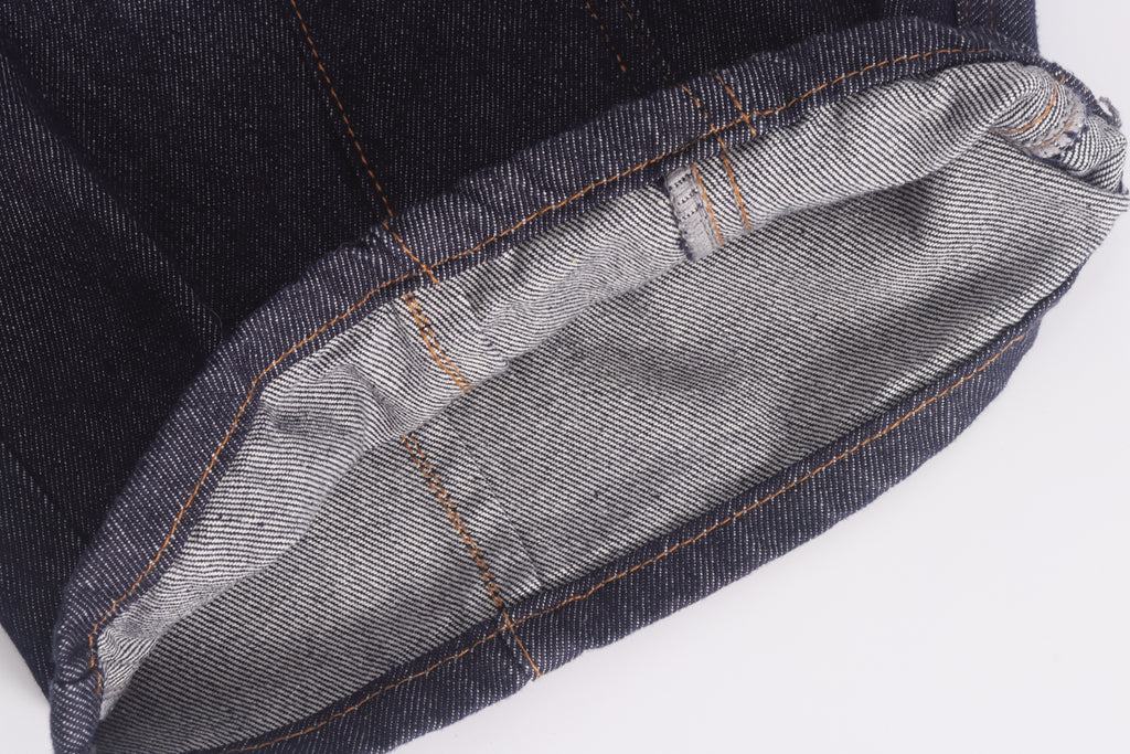 DONOTLOGO Retro Military Aesthetic | Unisex Oversized Balloon Jeans | Raw Indigo Denim with Functional Cargo Pockets & Embroidered Back Logo