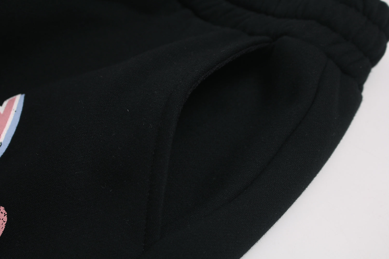 Unisex High-Waist Loose-Fit Fleece Sweatpants