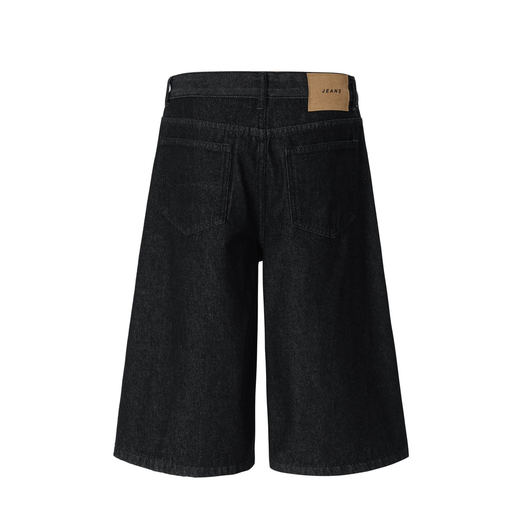 DONOTLOGO Heavyweight Raw Denim Baggy Jorts | Unisex Y2K Wide Leg Denim Shorts | Retro High Street Summer Bottoms