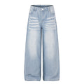 DONOTLOGO Urban Edge Collection | Unisex Relaxed Fit Denim Jeans | Bold Rivet Pocket Detail & Vintage Wash Finish with Classic Cotton Denim Fabric