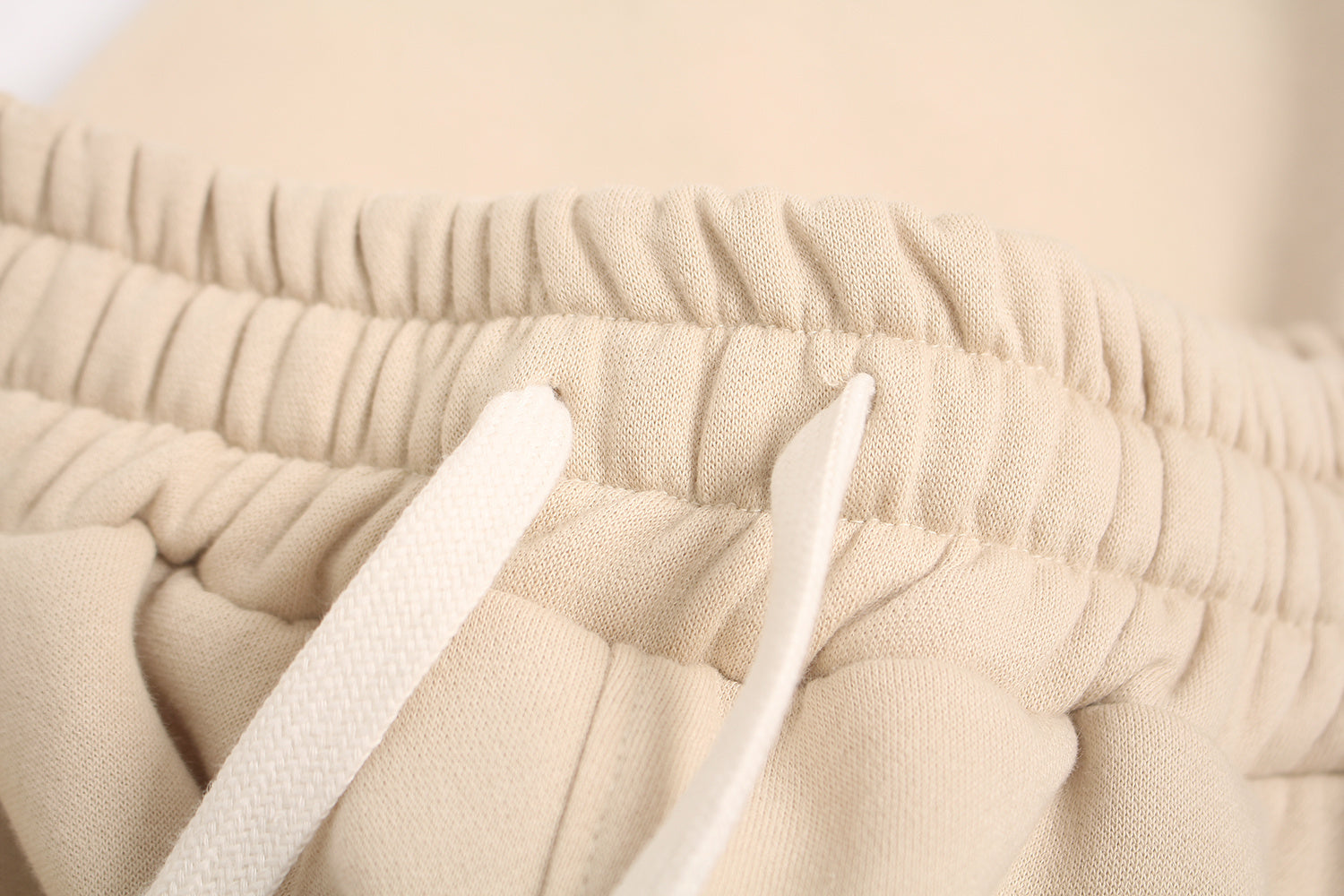 Unisex High-Waist Loose-Fit Fleece Sweatpants