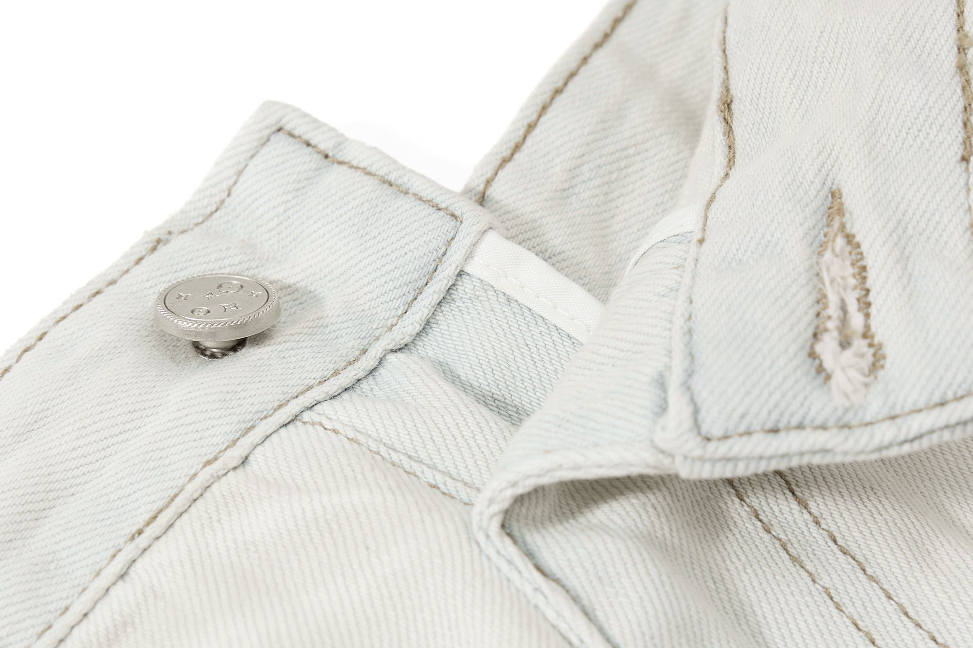 Unisex Embroidered Design with Tie Denim Jeans