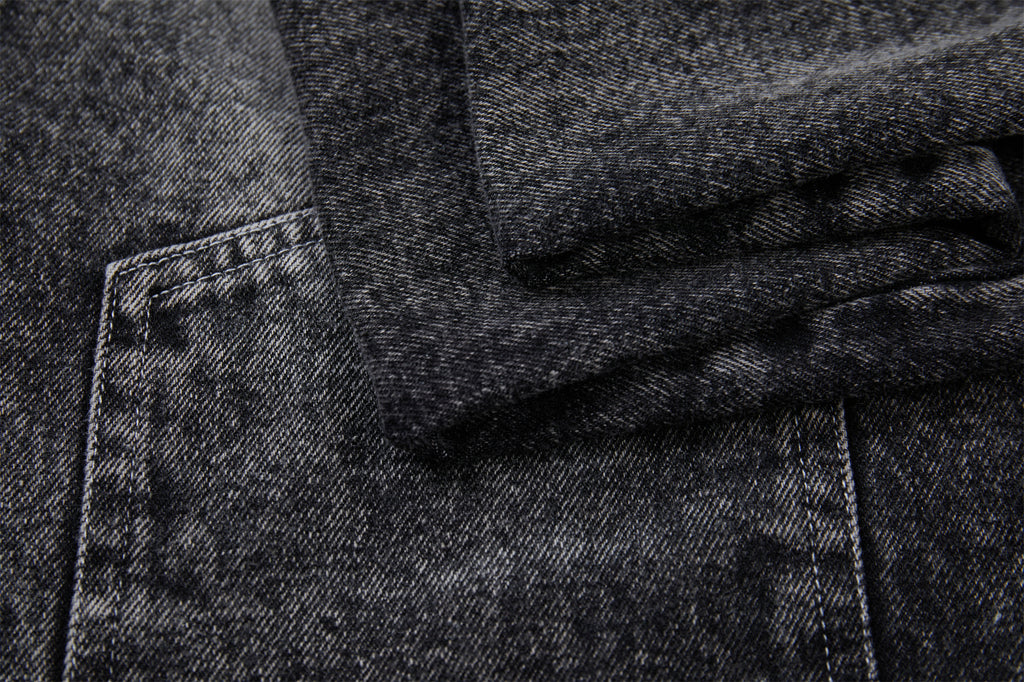 DONOTLOGO Urban Streetwear Collection | Unisex Relaxed Silhouette Jeans | Bold Acid Wash & Distressed Motif & Soft Denim Fabric