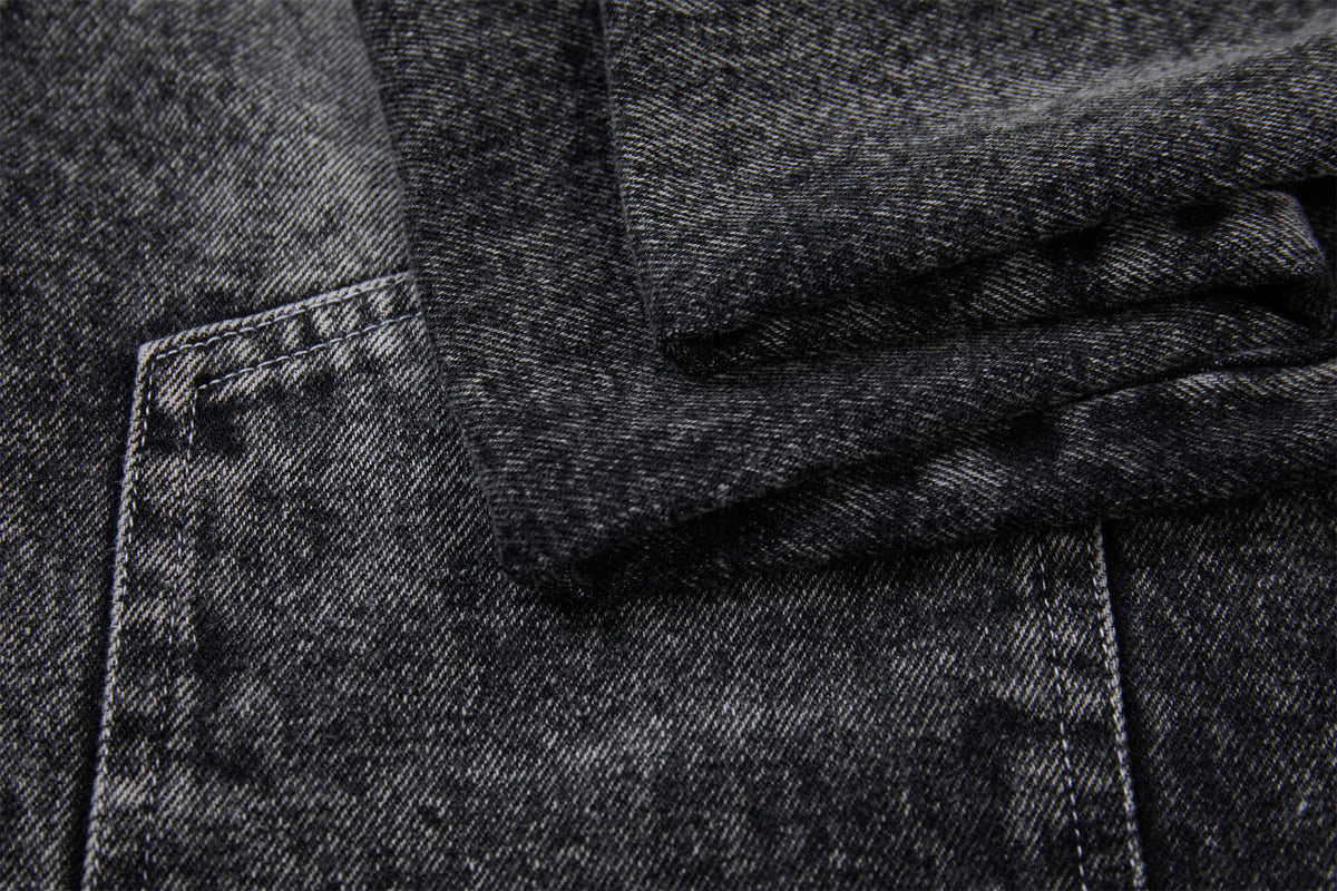 DONOTLOGO Urban Streetwear Collection | Unisex Relaxed Silhouette Jeans | Bold Acid Wash & Distressed Motif & Soft Denim Fabric