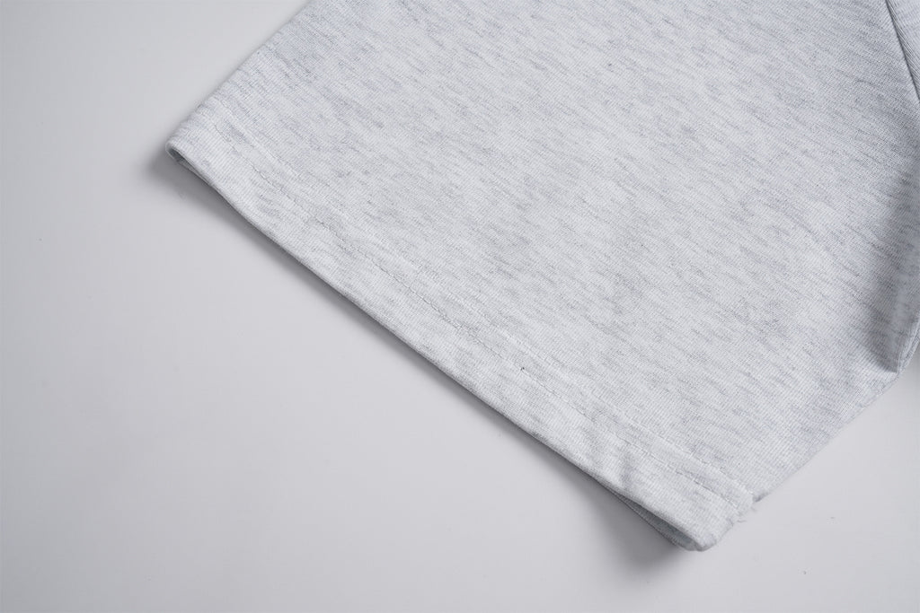 Unisex Color-Block Letter Print Graphic