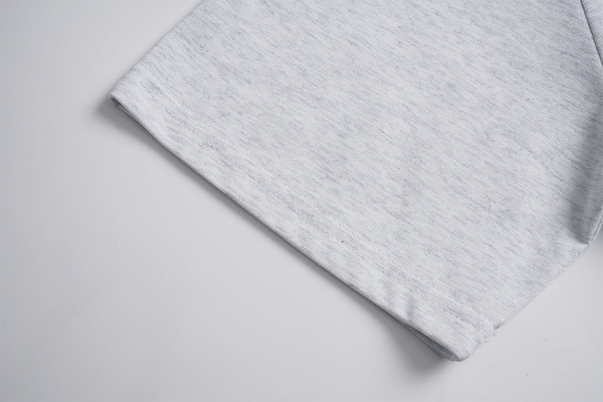 Unisex Color-Block Letter Print Graphic