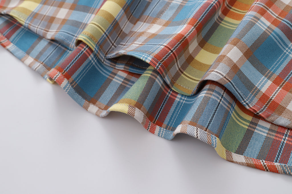 Unisex Checked & Striped Tee