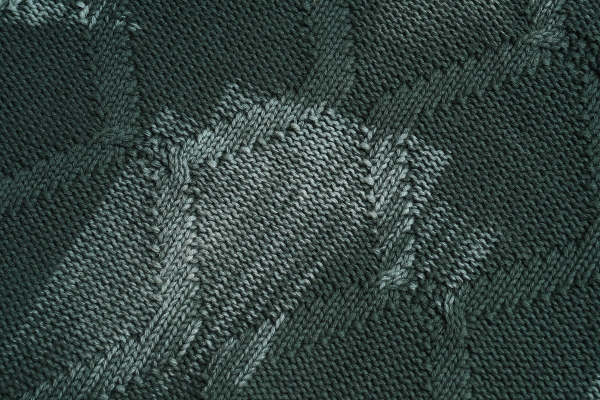 Unisex Crewneck Sweater with Irregular Paint and Chain Detail