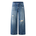 DONOTLOGO Heavy Distressed Wash Baggy Jorts | Unisex Y2K Wide Leg Denim Shorts | Retro High Street Summer Bottoms