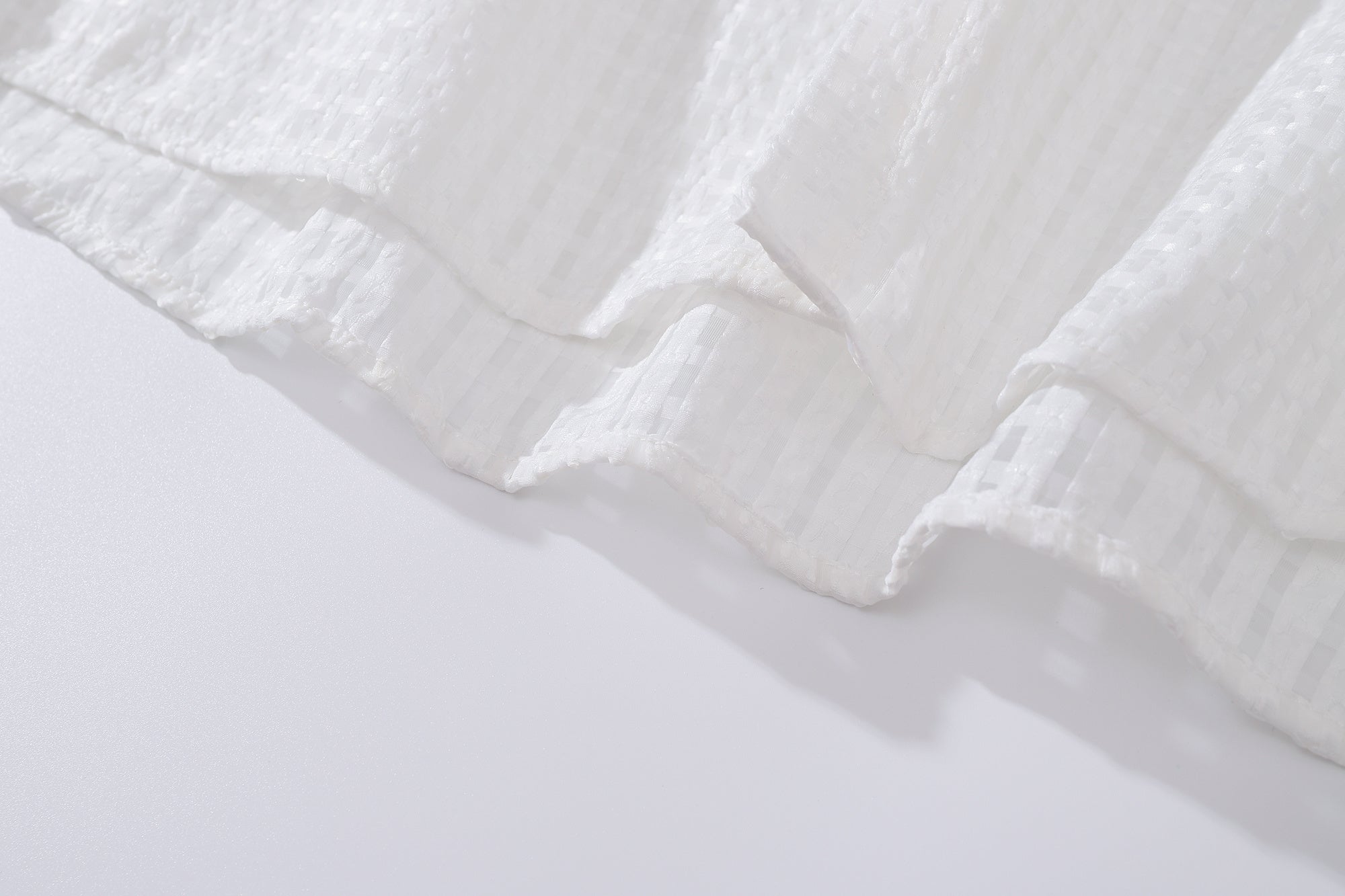 DONOTLOGO Waffle Knit Shirt | Star Embroidery, Relaxed Fit | Breathable Short Sleeve | Perfect for Summer Layering