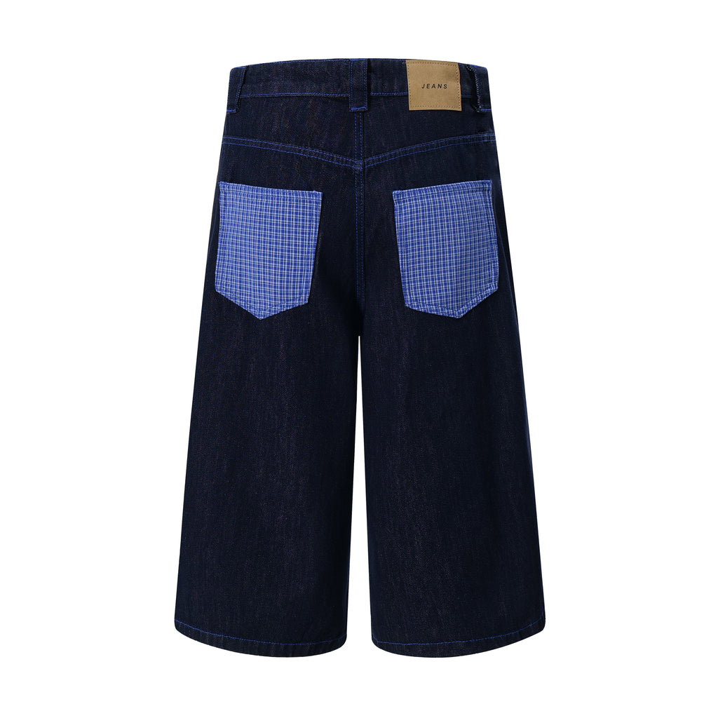 DONOTLOGO Unisex Vintage Denim Shorts | Pigeon & Sun Embroidery | Loose Fit Summer Must-Have