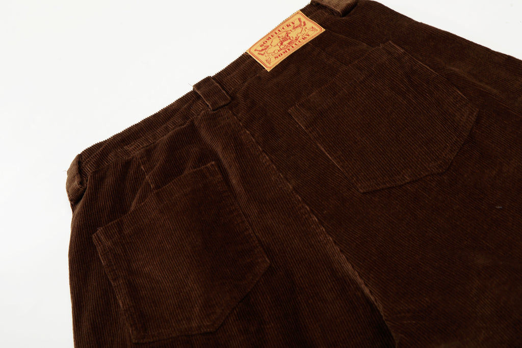 Unisex Vintage Washed Wide-Leg Pleated Pants