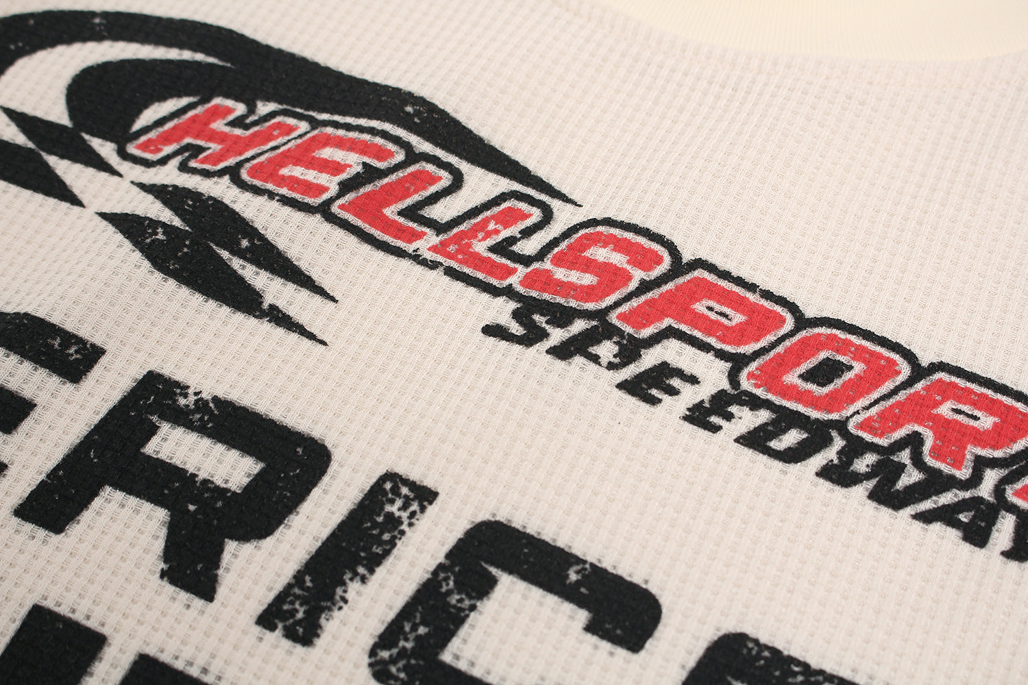 Unisex Vintage Distressed Letter Print Sweatshirt