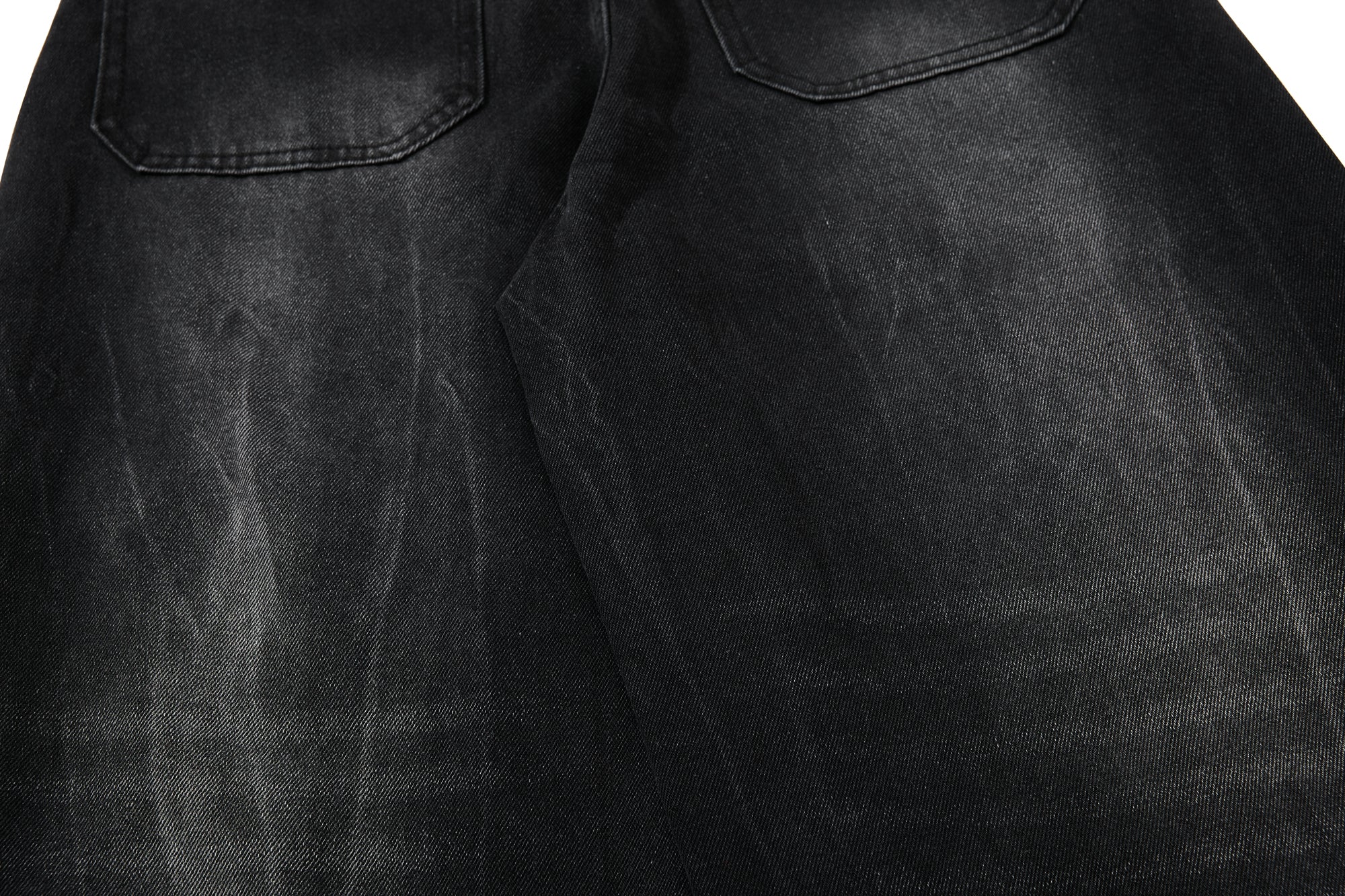 DONOTLOGO Heavy Studded Wide-Leg Denim | Unisex Y2K Punk Rock Rivet Jeans | Vintage Black High Street Oversized Trousers