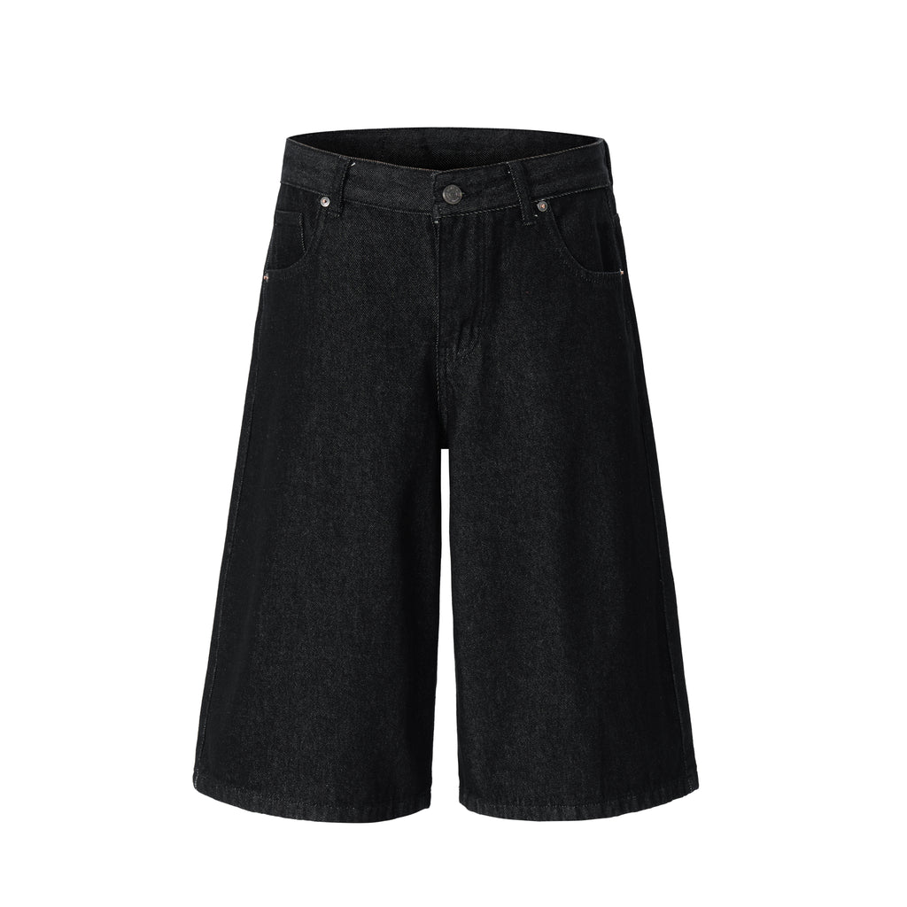 DONOTLOGO Heavyweight Raw Denim Baggy Jorts | Unisex Y2K Wide Leg Denim Shorts | Retro High Street Summer Bottoms