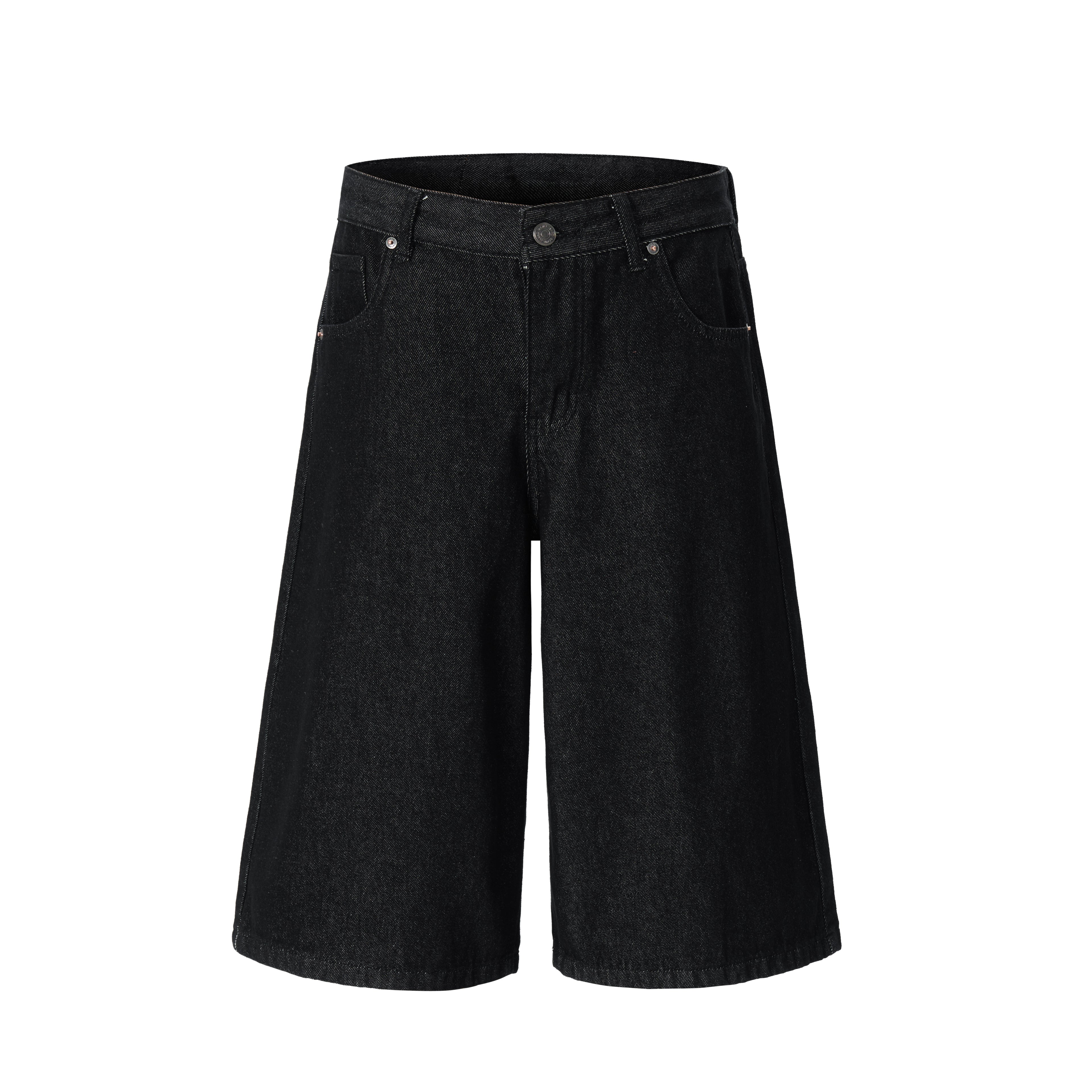 DONOTLOGO Heavyweight Raw Denim Baggy Jorts | Unisex Y2K Wide Leg Denim Shorts | Retro High Street Summer Bottoms