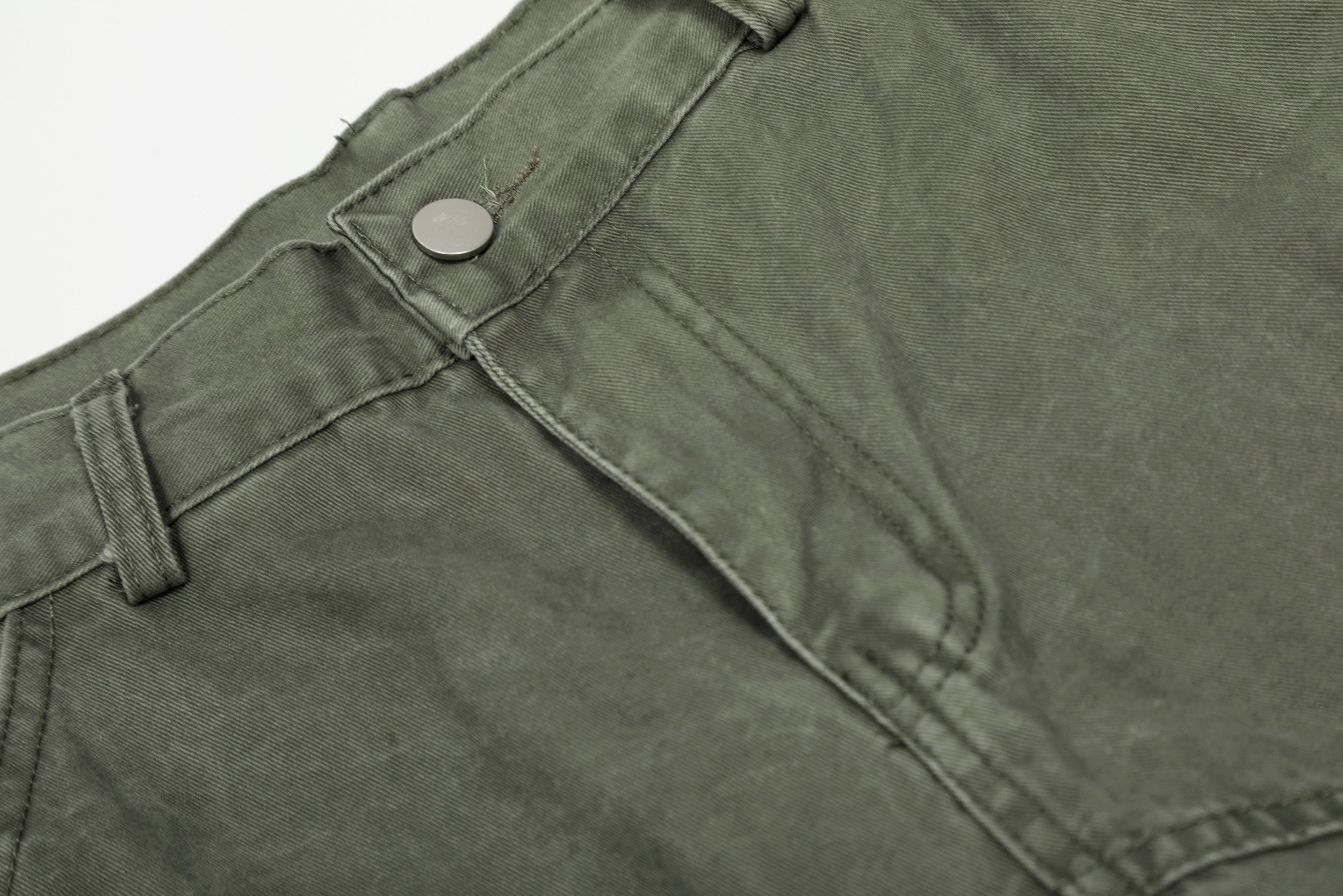 DONOTLOGO Urban Streetwear Collection | Unisex Relaxed Silhouette Cargo Pants | Bold Rainbow & Puppy Motif & Soft Denim Fabric