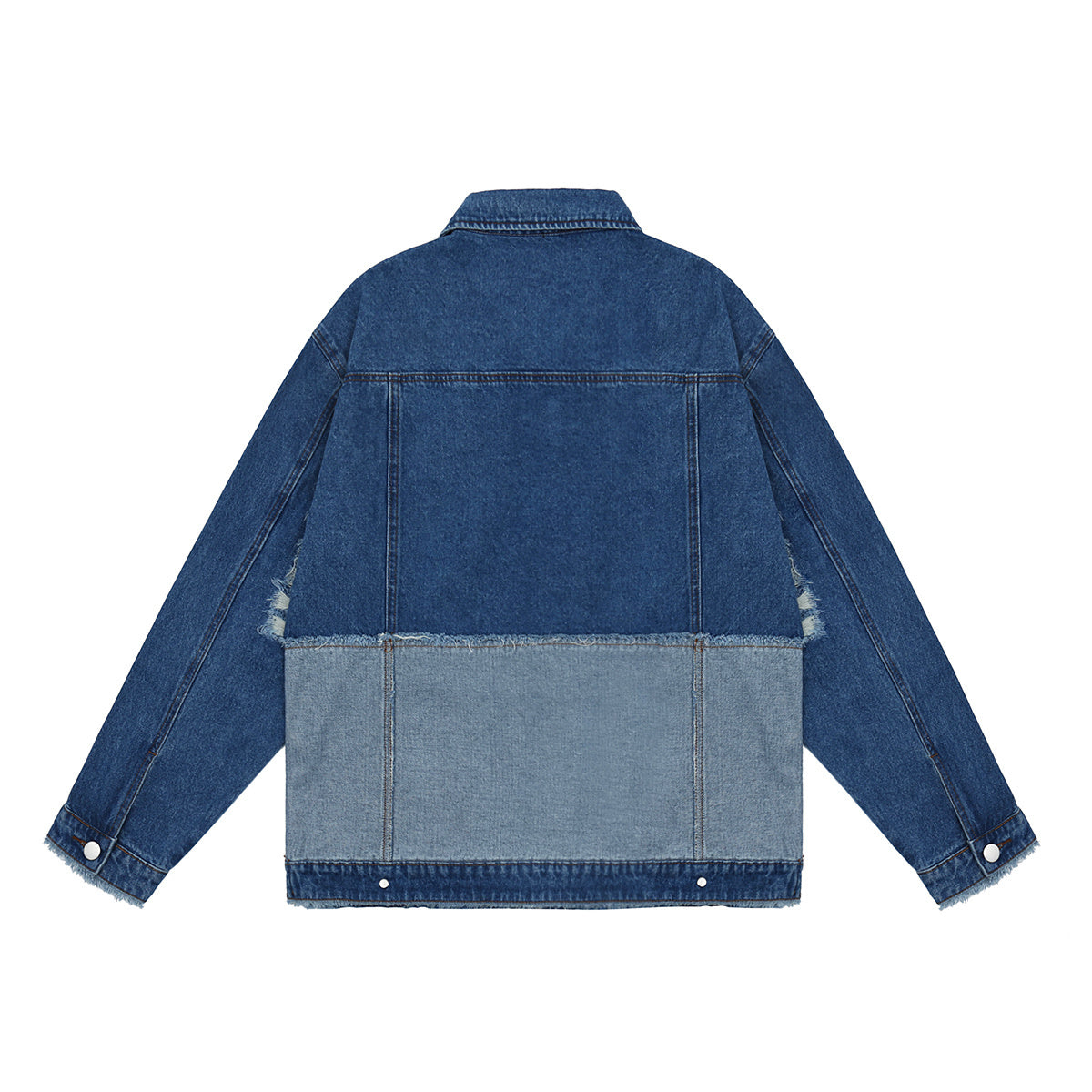 Unisex Color-Block Patchwork Jacket