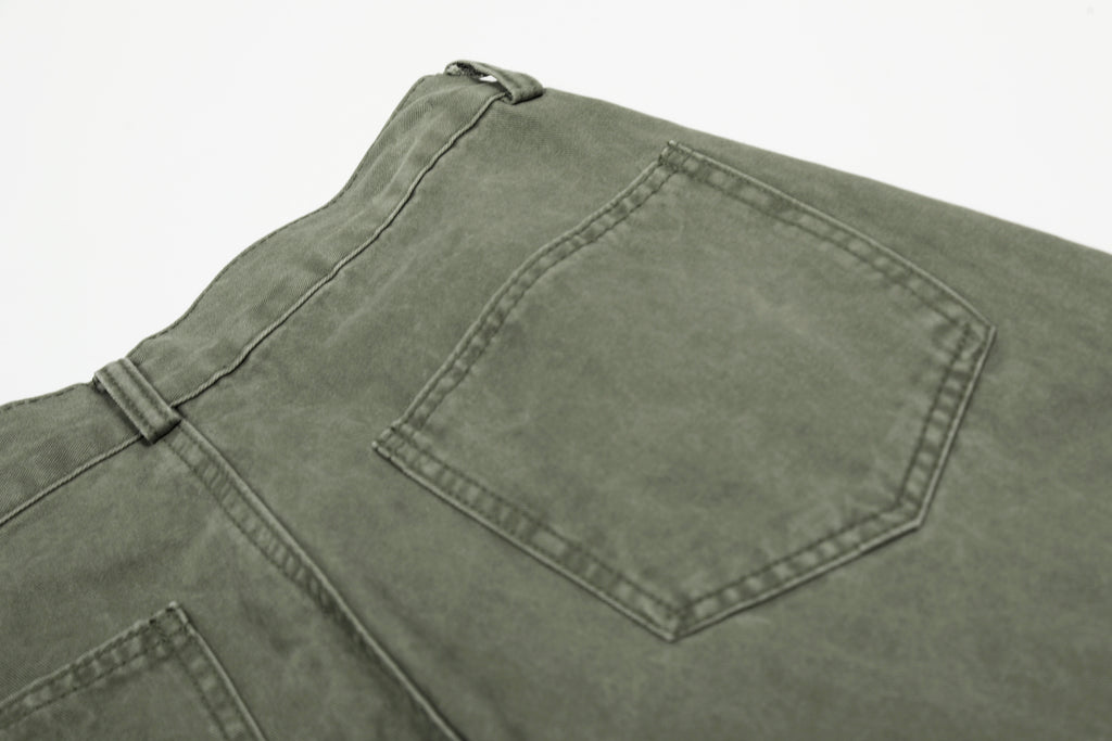 DONOTLOGO Urban Streetwear Collection | Unisex Relaxed Silhouette Cargo Pants | Bold Rainbow & Puppy Motif & Soft Denim Fabric