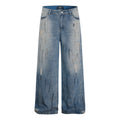 Unisex Distressed Ripped Denim Jeans