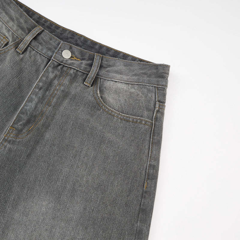 DONOTLOGO Urban Streetwear Collection | Unisex Relaxed Denim Trousers | Bold Ombre Wash Detail & High-Rise Silhouette with Premium Cotton Blend