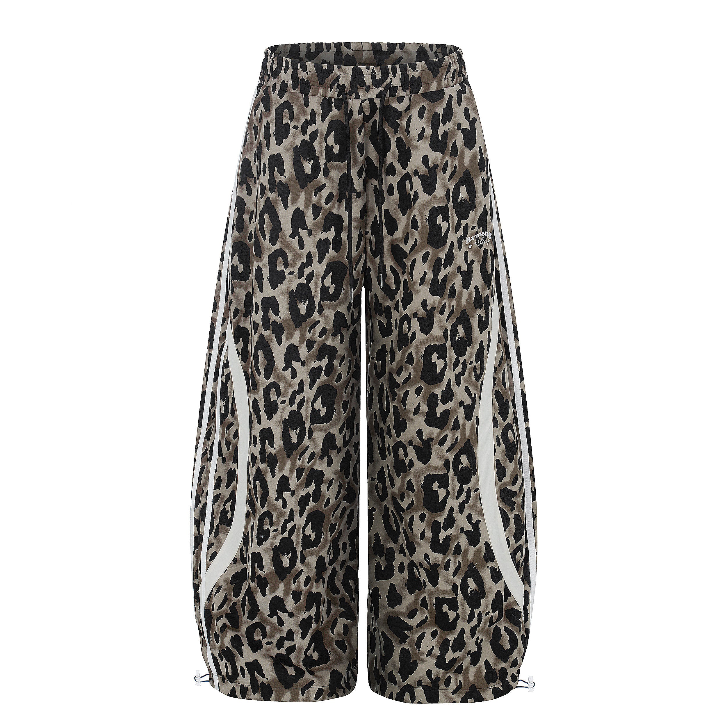 DONOTLOGO Urban Streetwear Collection | Unisex Relaxed Fit Sweatpants | Bold Leopard Motif & High-Waist Silhouette with Breathable Cotton Blend