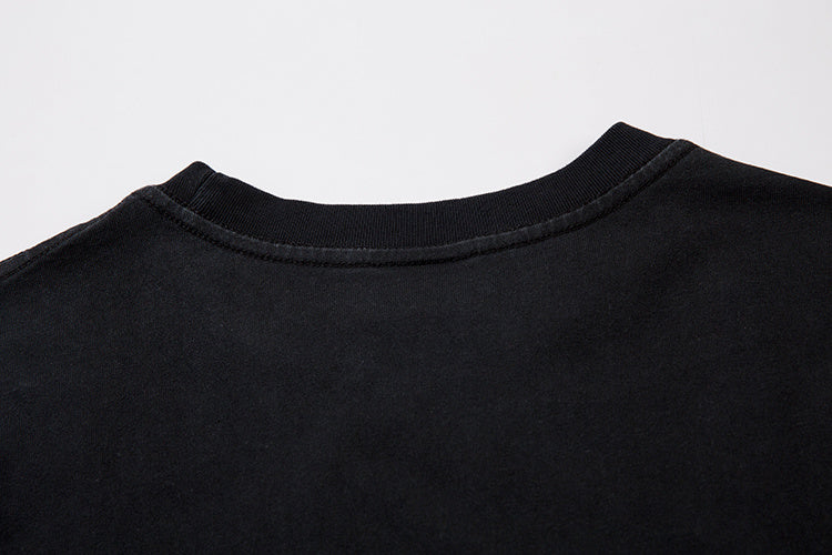 DONOTLOGO Heavy Gradient Washed Short Sleeve Tee | Unisex Y2K Oversized Distressed T-Shirt | Vintage High Street Raw Edge Top