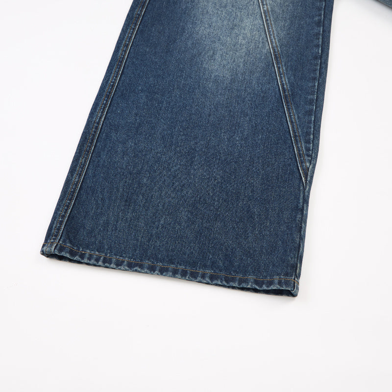 DONOTLOGO Urban Streetwear Collection | Unisex Relaxed Denim Trousers | Bold Ombre Wash Detail & High-Rise Silhouette with Premium Cotton Blend