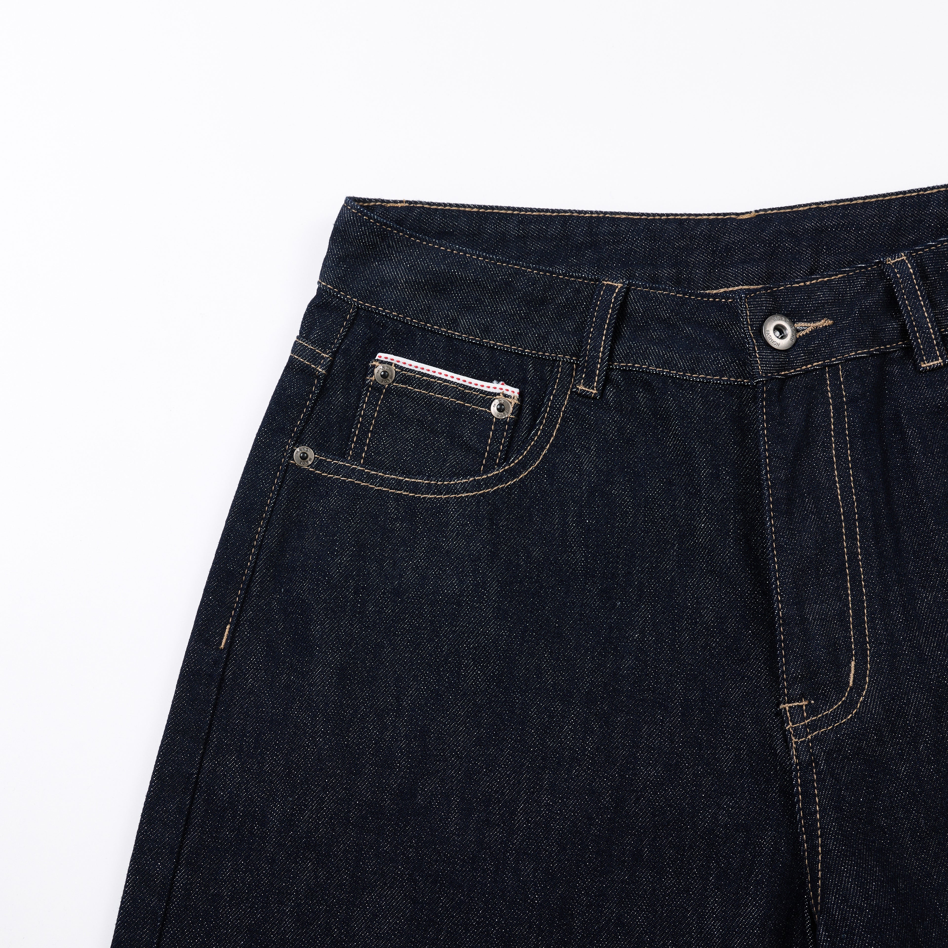 DONOTLOGO Retro Black Raw Denim Shorts | Unisex Y2K Wide Leg Trousers with Minimalist Design | High Street Relaxed Fit Bottoms
