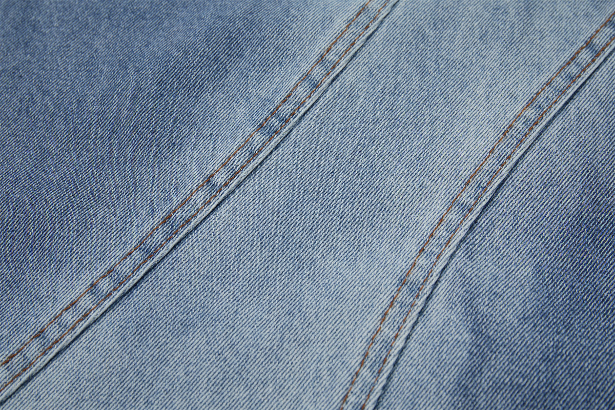 DONOTLOGO Urban Streetwear Collection | Unisex Relaxed Silhouette Jeans | Bold Curved Cut & Soft Denim Fabric