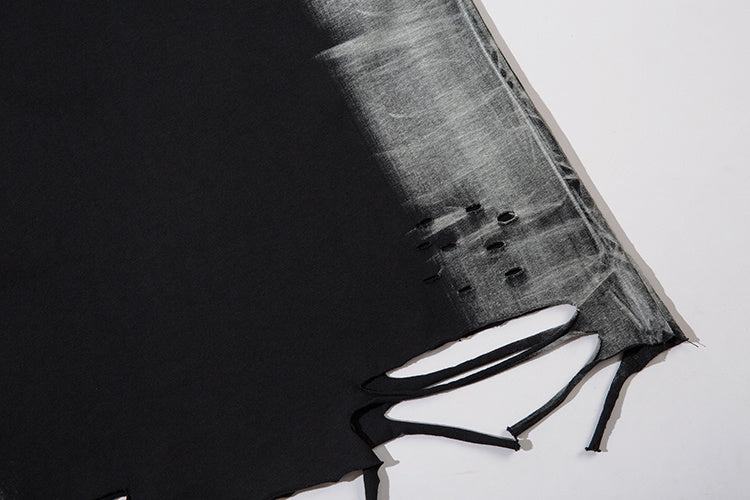 DONOTLOGO Heavy Gradient Washed Sleeveless Tank | Unisex Y2K Oversized Distressed Vest | Vintage High Street Raw Edge Top