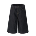 DONOTLOGO Heavyweight Raw Denim Baggy Jorts | Unisex Y2K Wide Leg Denim Shorts | Retro High Street Summer Bottoms