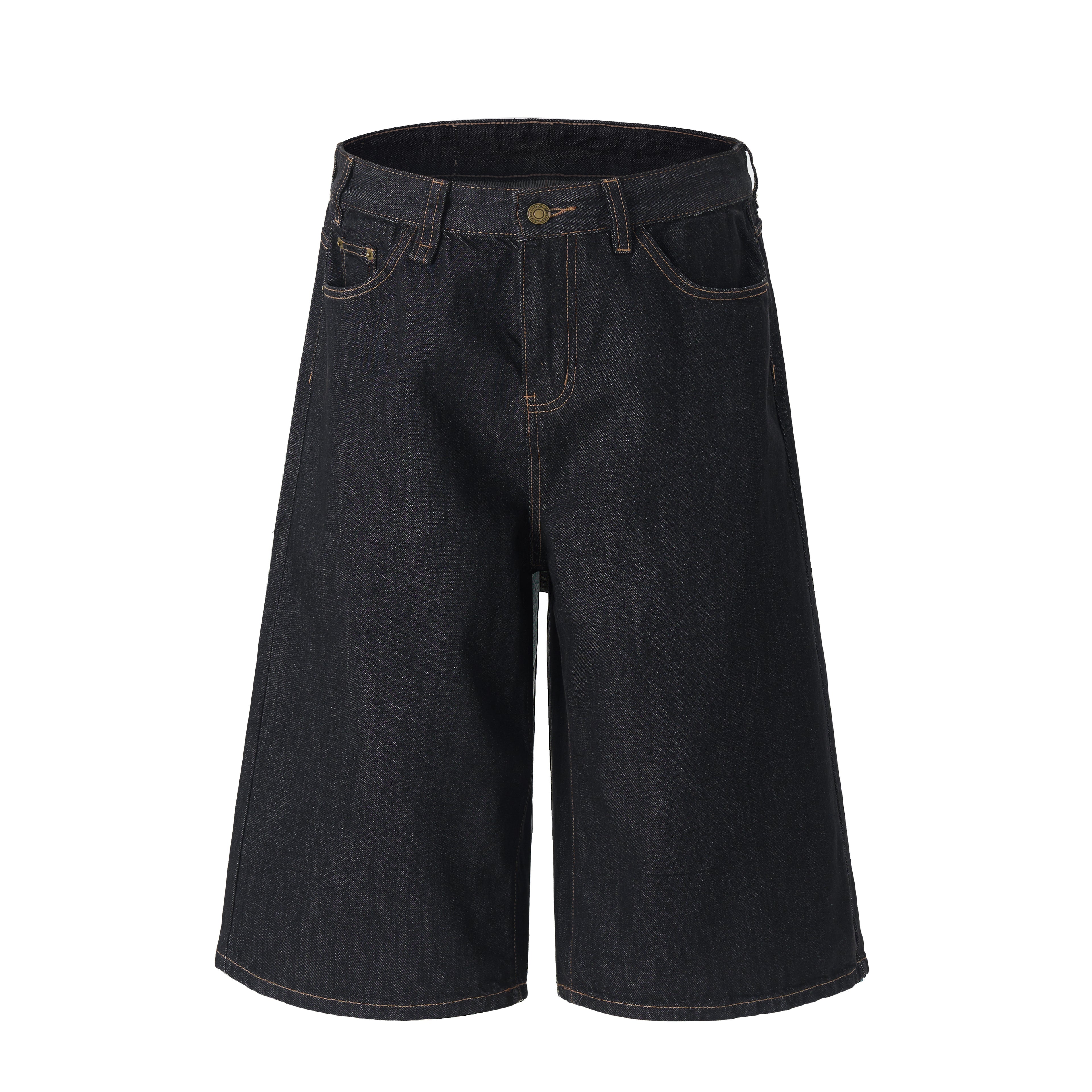 DONOTLOGO Heavyweight Raw Denim Baggy Jorts | Unisex Y2K Wide Leg Denim Shorts | Retro High Street Summer Bottoms