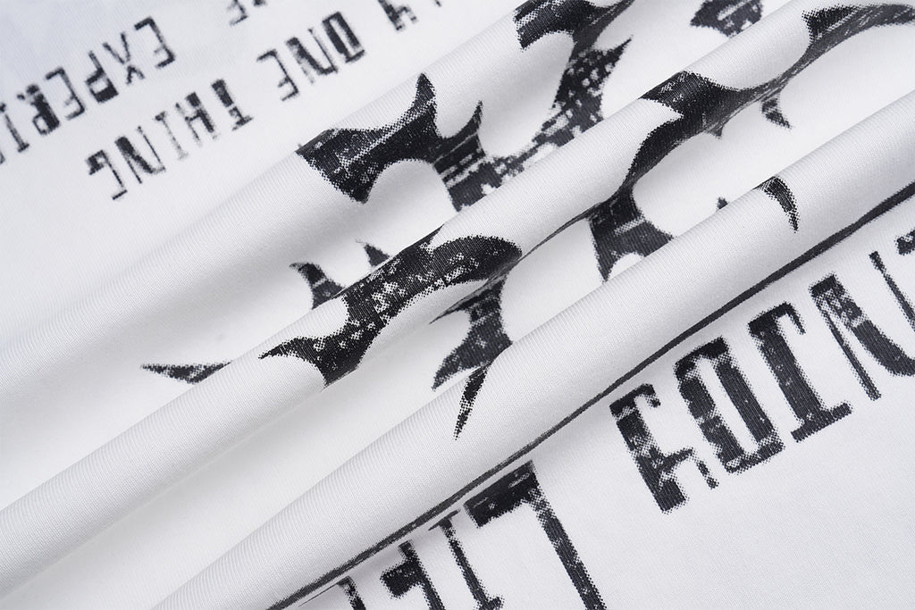 Unisex Summer Streetwear Short-Sleeve T-Shirt with Glossy Letter Print