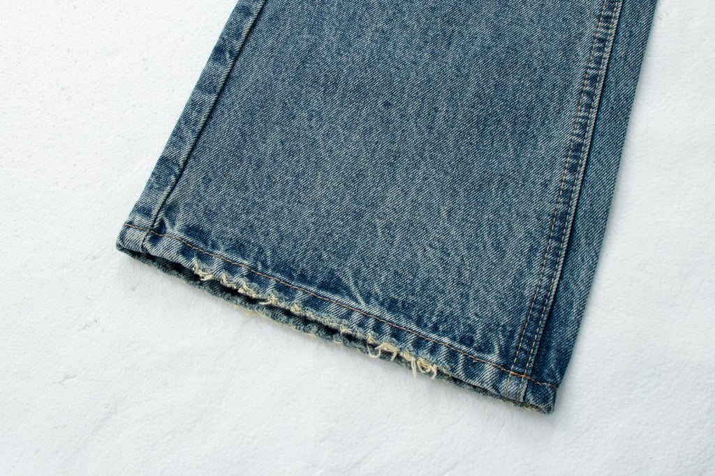 Vintage Washed Ripped Denim Jeans