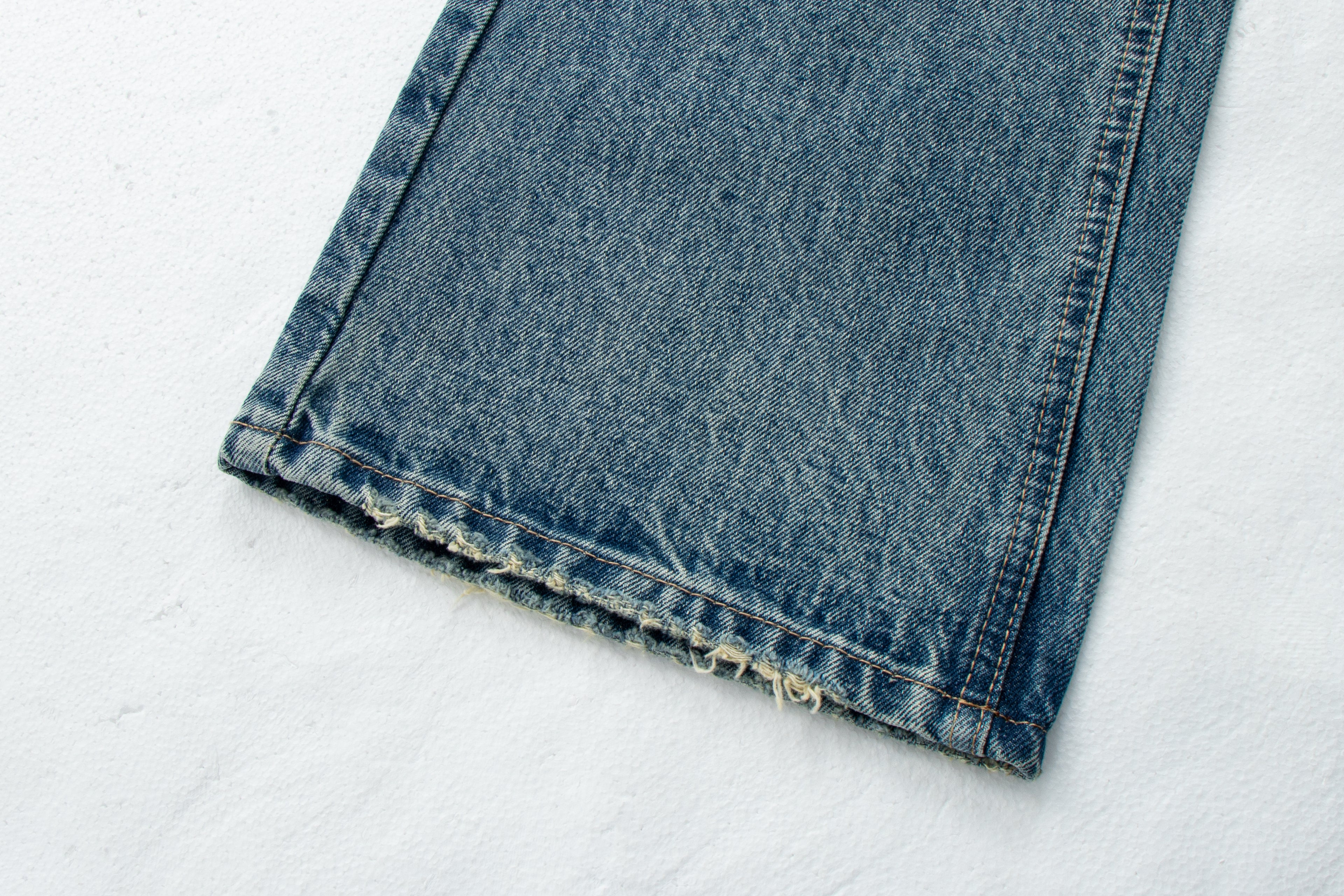 Vintage Washed Ripped Denim Jeans