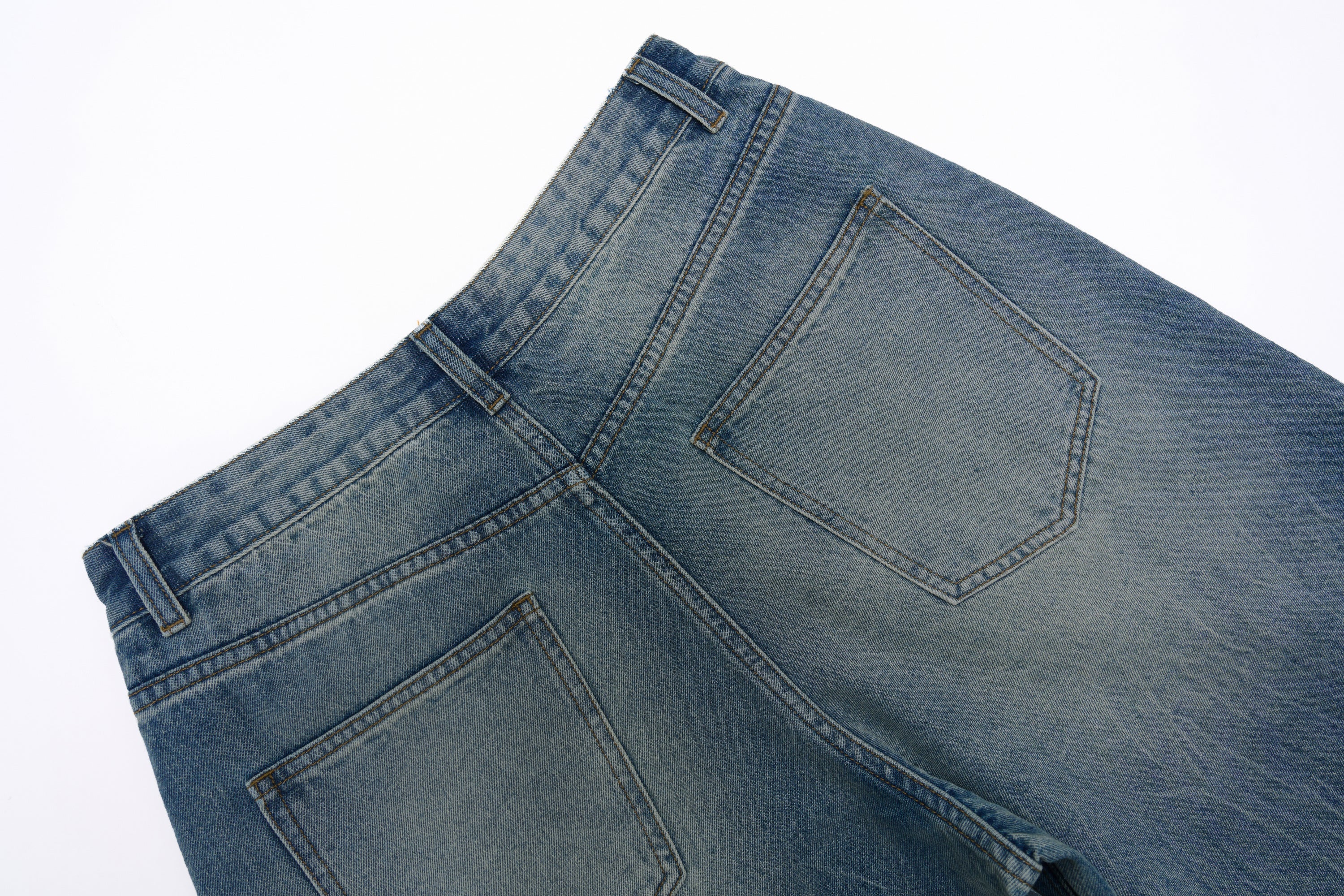 DONOTLOGO Urban Edge Collection | Unisex Relaxed Fit Denim Shorts | Bold Lightning Seaming & Faded Wash Finish with Classic Cotton Denim Fabric