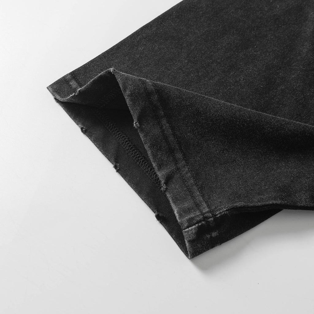 DONOTLOGO Urban Utility Collection | Unisex Relaxed Fit Tee | Bold Zippered Pocket Detail & Embossed Branding with Heavyweight Cotton Fabric
