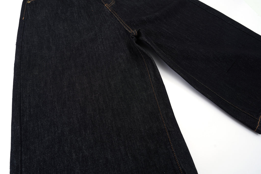 DONOTLOGO Heavyweight Raw Denim Baggy Jorts | Unisex Y2K Wide Leg Denim Shorts | Retro High Street Summer Bottoms