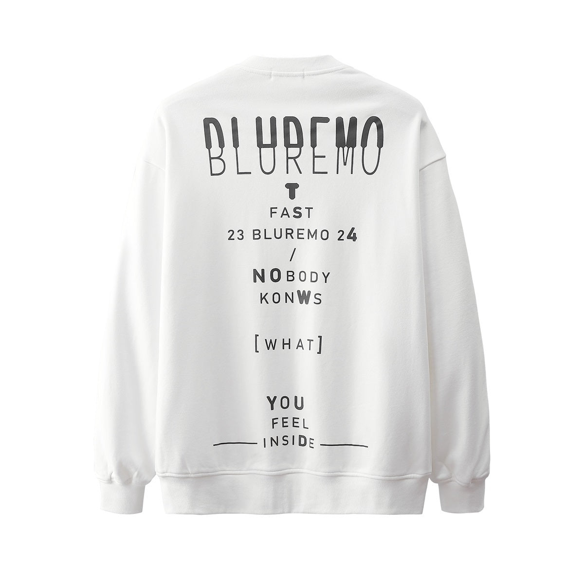Unisex Streetwear Solid Crewneck Sweatshirt with Letter Print & Zipper Detail