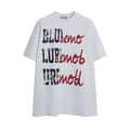 Unisex Color-Block Letter Print Graphic