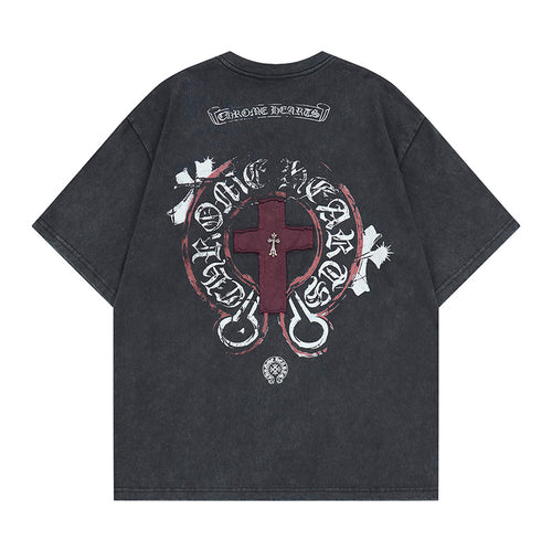 DONOTLOGO Deconstructed "ROCKS" Graphic Tee - Unisex Vintage Washed Graphic T-Shirt - Edgy Streetwear Aesthetic Oversized Top