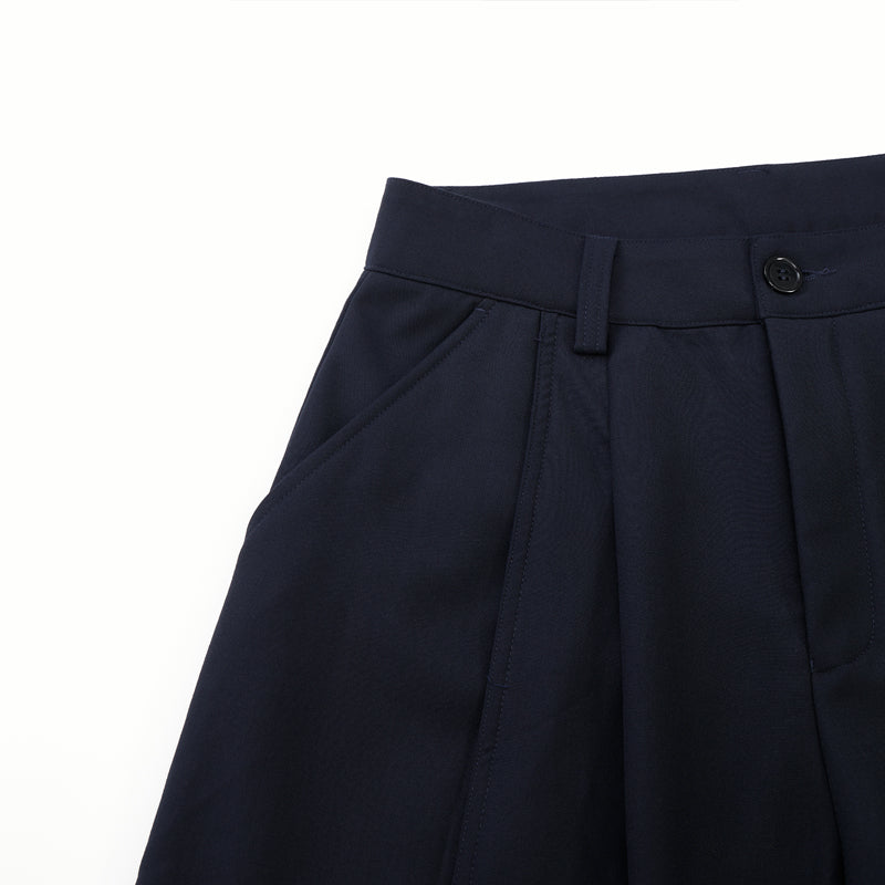 DONOTLOGO Minimalist Black Baggy Suit Pants | Unisex Y2K Wide Leg Trousers | High Street Relaxed Fit Bottoms