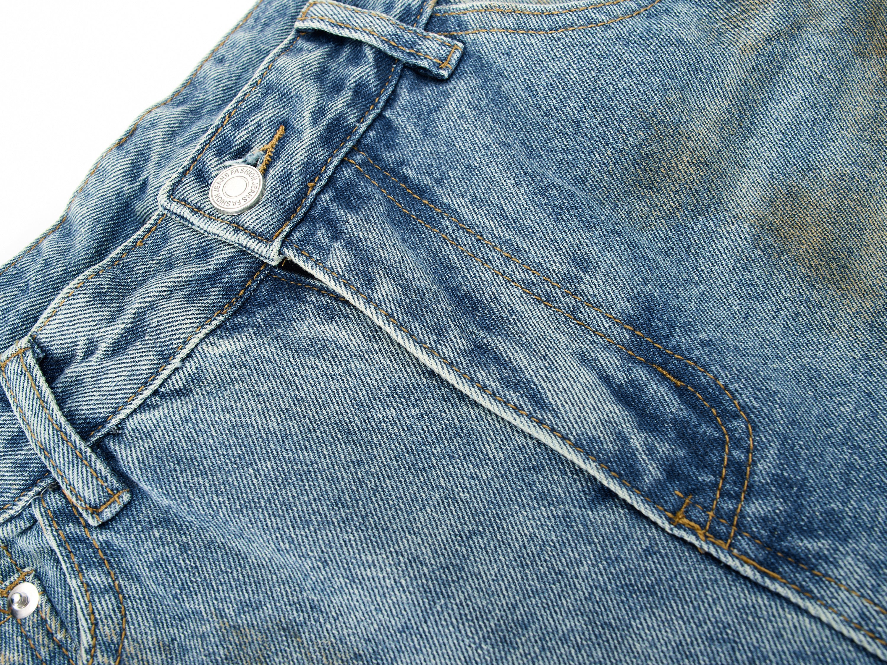 DONOTLOGO Oversized Distressed Denim Jeans - Unisex Baggy Trousers with Ripped Knees & Whisker Effect - Edgy Streetwear Bottom with Wide Leg Silhouette