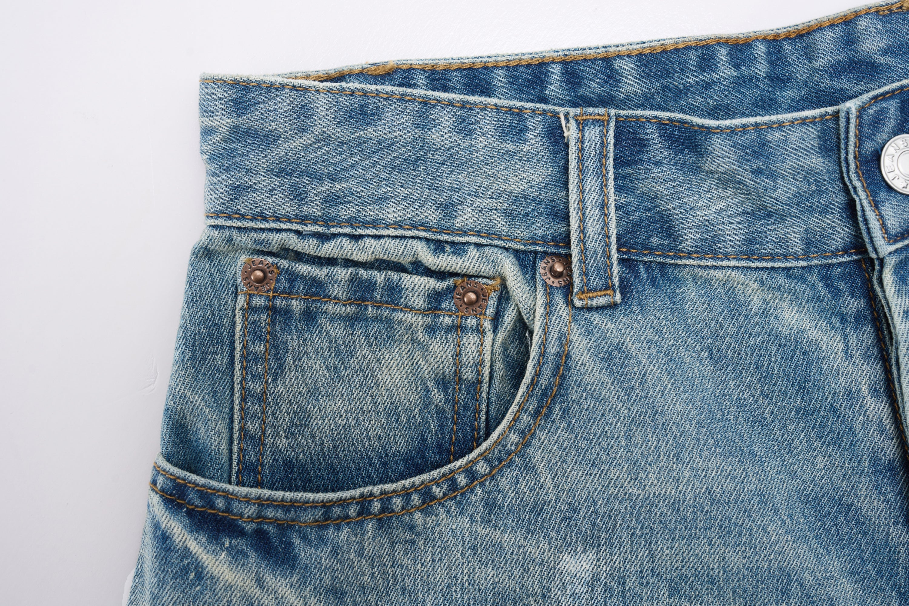 DONOTLOGO Street Art Revival Collection | Unisex Relaxed Fit Denim Shorts | Bold Paint Splatter Seaming & Faded Wash Finish with Classic Cotton Denim Fabric